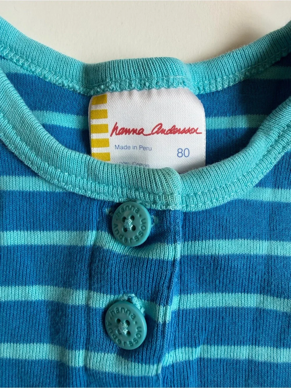 Vintage Hanna Andersson Striped Play Dress Set